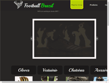 Tablet Screenshot of footballbrazilstore.com